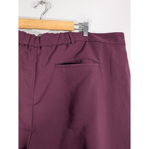 Old Navy Womens Cherry Bark Taylor Wide Leg Pants Sz 3X Workwear Office Business - Picture 5 of 9